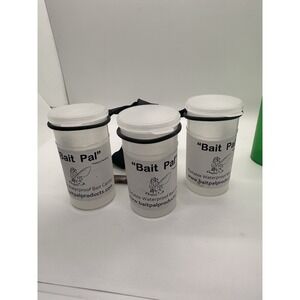 Bait Pal Portable Waterproof Bait Carrier 3 Container System Fishing Holder‎